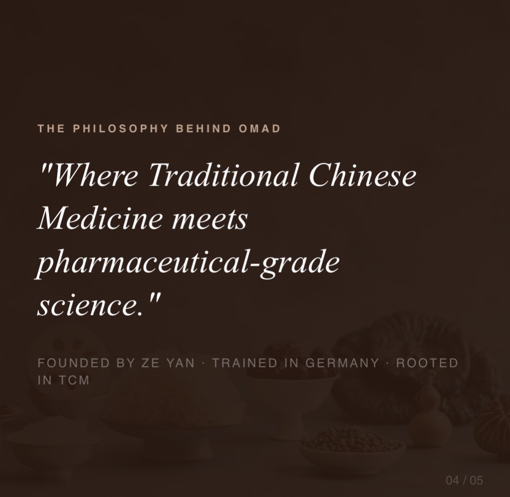OMAD Beauty TCM traditional Chinese medicine meets pharmaceutical grade skincare science Micromoon Surrey BC